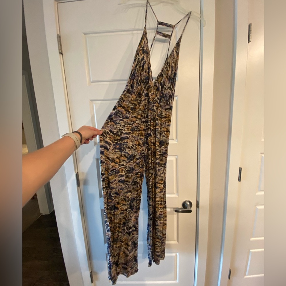Patterned lightweight jumpsuit